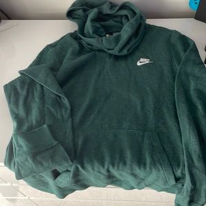 Nike dark green hoodie L